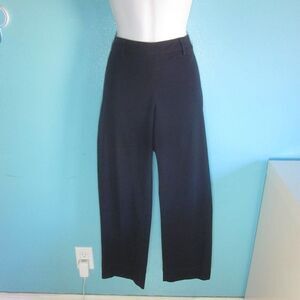 Conte of Florence Womens 8 Dark Navy Blue Cotton Cropped Summer Pants Size 44